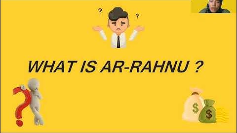 ISB511 PRINCIPLE AND PRACTICES OF AR- RAHNU