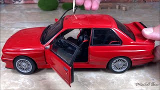 [BEST] Unboxing the BEST 1/18 Scale BMW E30 M3 in Red by Solido - It's a Mini Speed Demon! 🚗😂📦