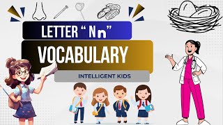 Words That Start With Letter Nn | n words | Learn Letter n | n word vocabulary | phonic sounds | Nn