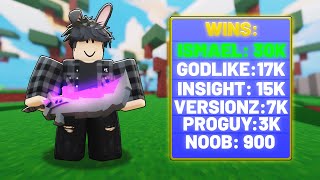 I Spectated The *HIGHEST* WINS IPS Member In Roblox Bedwars..