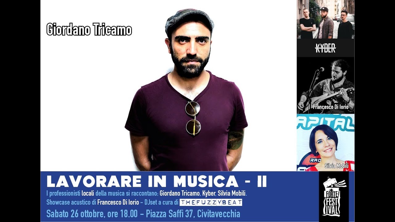 Giordano Tricamo a FORTE! Festival, 26 ottobre 2019 - YouTube