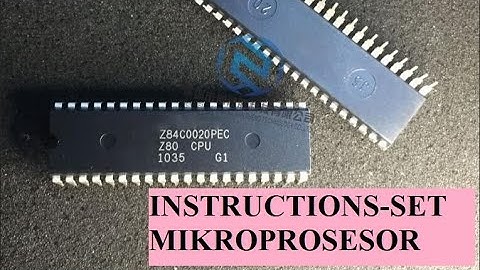 Menerapkan Set Instruksi Transfer Data 8 Bit Pada Mikroprosesor