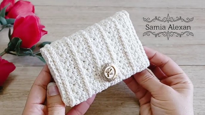 Comment faire un Porte carte au crochet 