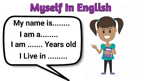 How to Introduce Yourself in Kindergarten | Myself | Essay on Myself in English for Kindergarten 