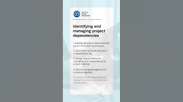 Identifying and managing project dependencies