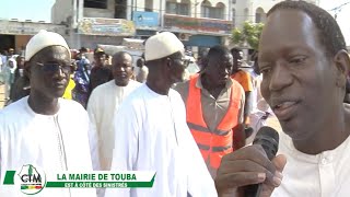 Visite du Maire au point de distribution de Ñaari Pneu et chez S. Fallou Fall ibn S. Amdy Yacine