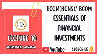 Lecture 10 | Numericals on Bond Valuation | Essentials of Financial Investment | Bcom(Hons) BBA