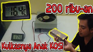 EXPERIMENT #1 : Perakitan/Assembly dan cara membuat KULKAS MINI dari PELTIER/PART 2