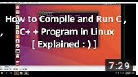 How to write,compile and run c program in Linux Ubuntu Mint