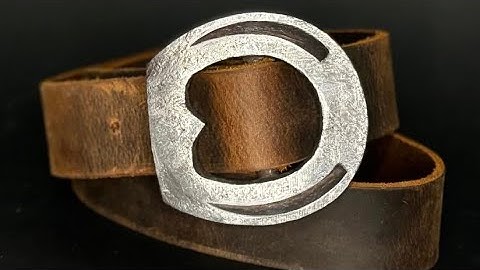 Forged Straight Bar Shoe Belt Buckle