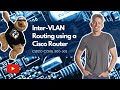 Inter-VLAN Routing using a Cisco Router  (Router on a Stick) | Cisco CCNA 200-301