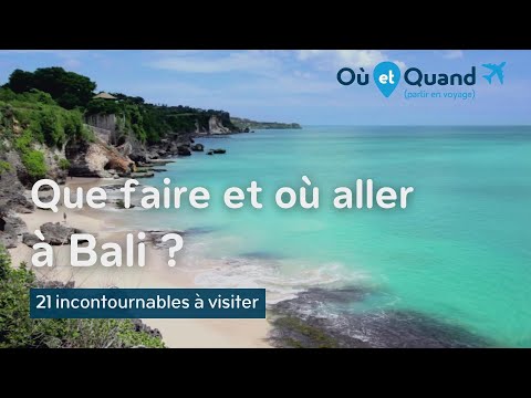 Vidéo: Où aller à Bali