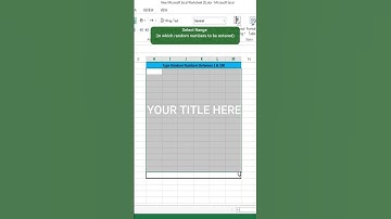 Random Numbers In Excel | How To generate random numbers in excel | excel tips & tricks | Excel