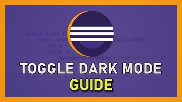 Eclipse - How To Toggle Dark Mode