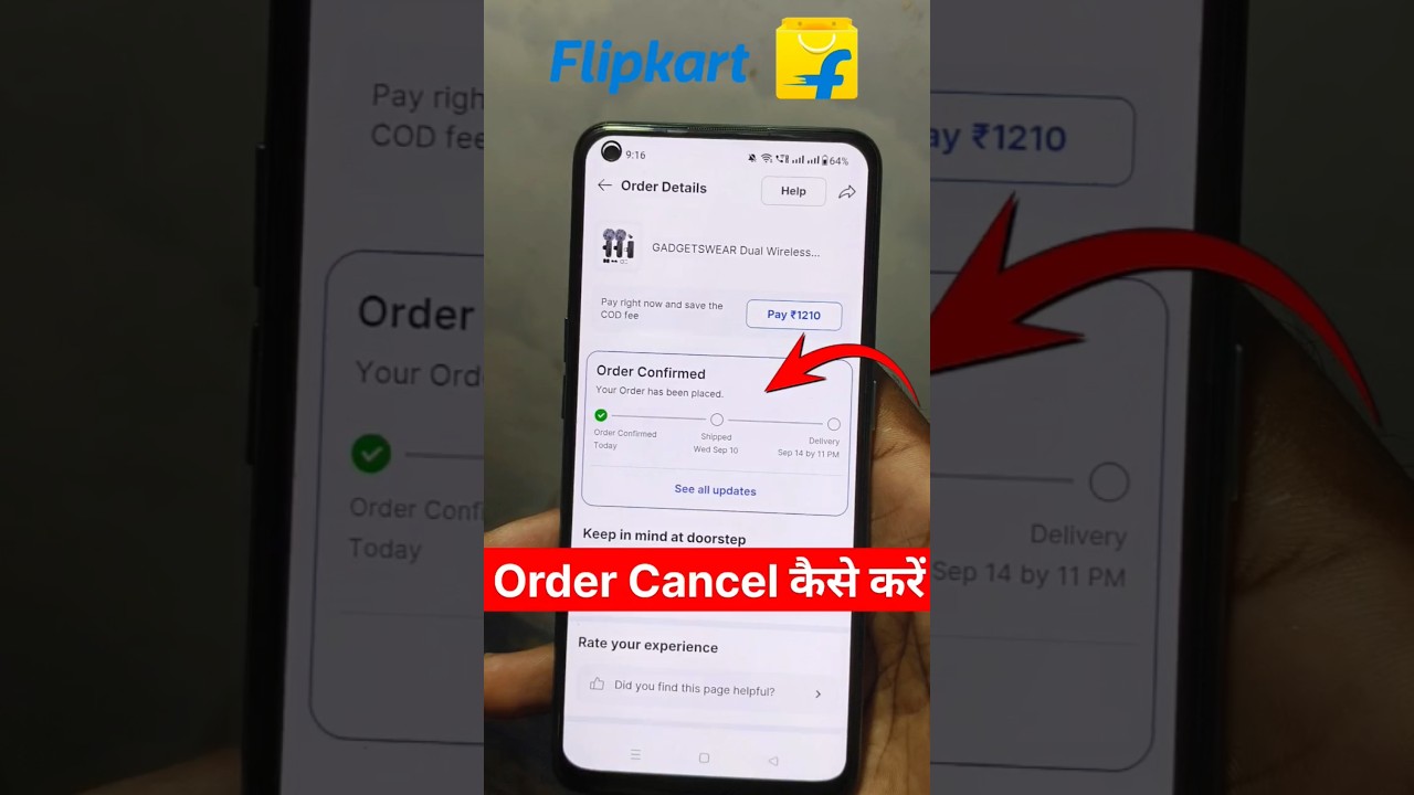 flipkart order kaise cancel kare new update | flipkart me order cancel kaise kare 2025 #shorts