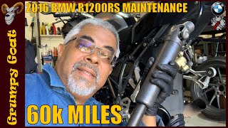 Final Drive Service & Shaft Check ... rusty splines? | 60,000 mile Service | 2016 BMW R1200RS