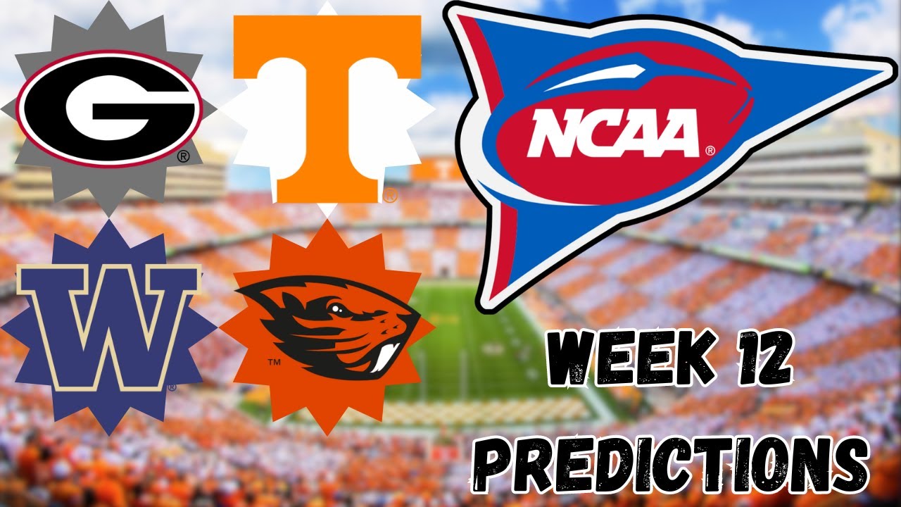 College Football Week 12 Picks &amp; Predictions // 2023 - YouTube
