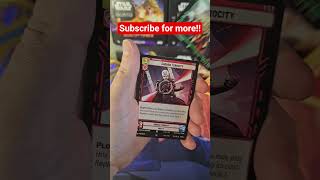 Opening a SWU Secrets of Power pack on Star Wars Youniverse #SWU #StarWars #TCG #Shorts