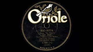 Rio Rita - University Boys / When I Found You - Bob Green's Dance Orchestra (1929)