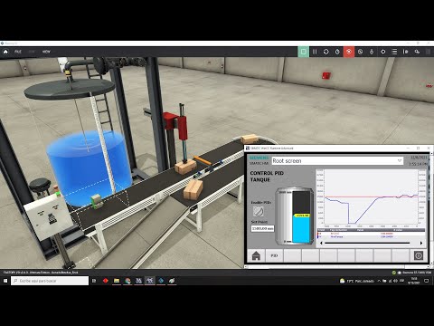 Linea de llenado de botellas - Factory IO/Tia Portal V16/ControlPID