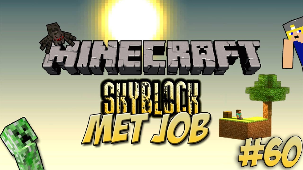 Minecraft skyblock met job deel 60 ''mooie daken & nieuwe ideeën ...