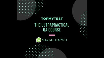 The Ultra Practical QA Course