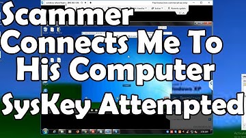 Scammer CONNECTS Me To His Computer *Syskey Attempted* With REACTION