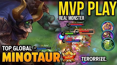 MINOTAUR BEST BUILD 2022 | TOP GLOBAL MINOTAUR GAMEPLAY | MOBILE LEGENDS✓