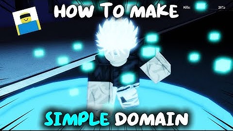 How To Make SIMPLE DOMAIN using the Skill Builder in Jujutsu Shenanigans (JJS) 