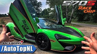 676HP McLaren 570s RaceChip REVIEW POV Test Drive AUTOBAHN \& Forest Roads by AutoTopNL