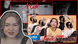 (G)I-DLE - 'Nxde' Recording Behind and Choreography Practice Video Behind the scenes Reaction