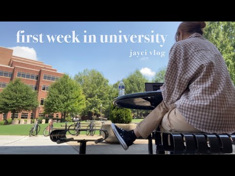 /eng/ 📝 First week of University / Graphic Design Major | Du học sinh Mỹ | jayci vlog