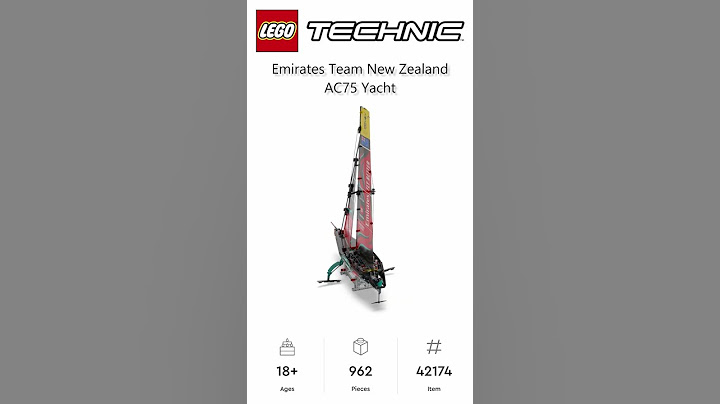 PREVIEW: LEGO TECHNIC, Emirates Team New Zealand AC75 Yacht, Set 42174, LEGO 2024
