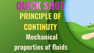 PRINCIPLE OF CONTINUTY physicshunt3 17ontrending