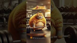 How the poor fat cat changed!?😎❤️ #story #cat #funny