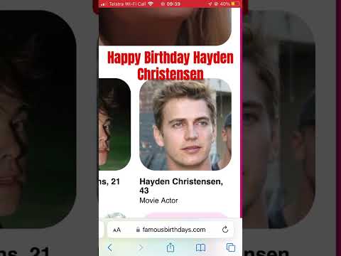 Happy Birthday Hayden Christensen #starwars #anakin #skywalker