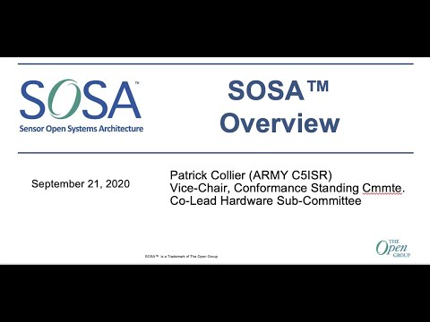 Sensor Open Systems Architecture™ (SOSA) Introduction