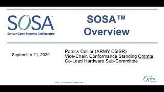 Sensor Open Systems Architecture™ (SOSA) Introduction screenshot 1
