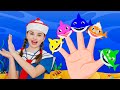 Baby shark  finger family  learns colors  more childrens songs and nursery rhymes