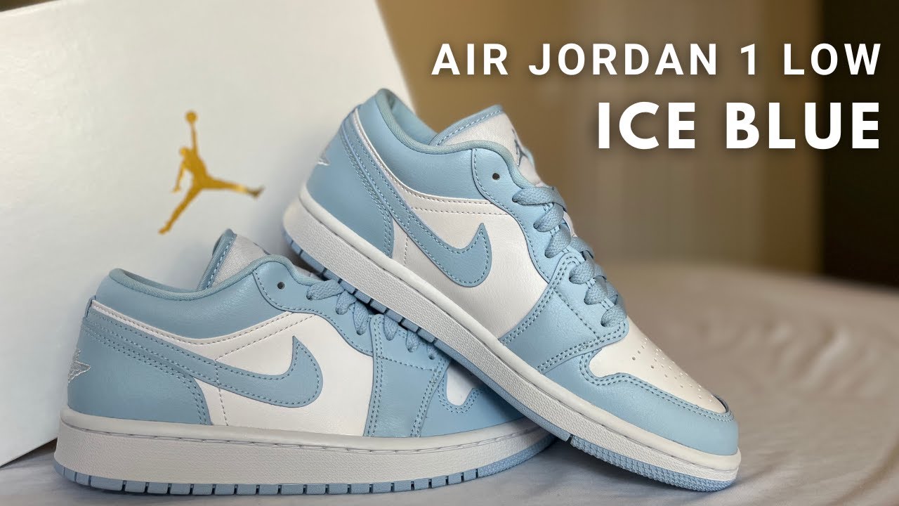 NIKE W AIR JORDAN  LOW ALUMINUM ICE BLUE