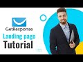 Getresponse landing page tutorial for beginners