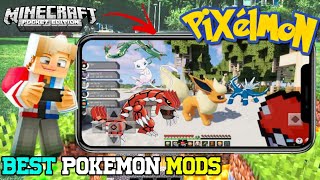 Pokemon mods for minecraft pe / minecraft pokemon / how to install pixelmon screenshot 5