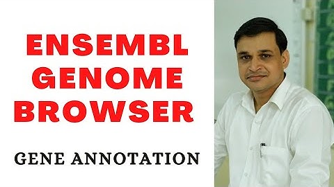 Ensembl genome browser tutorial | Gene annotation | A guide to ensembl database