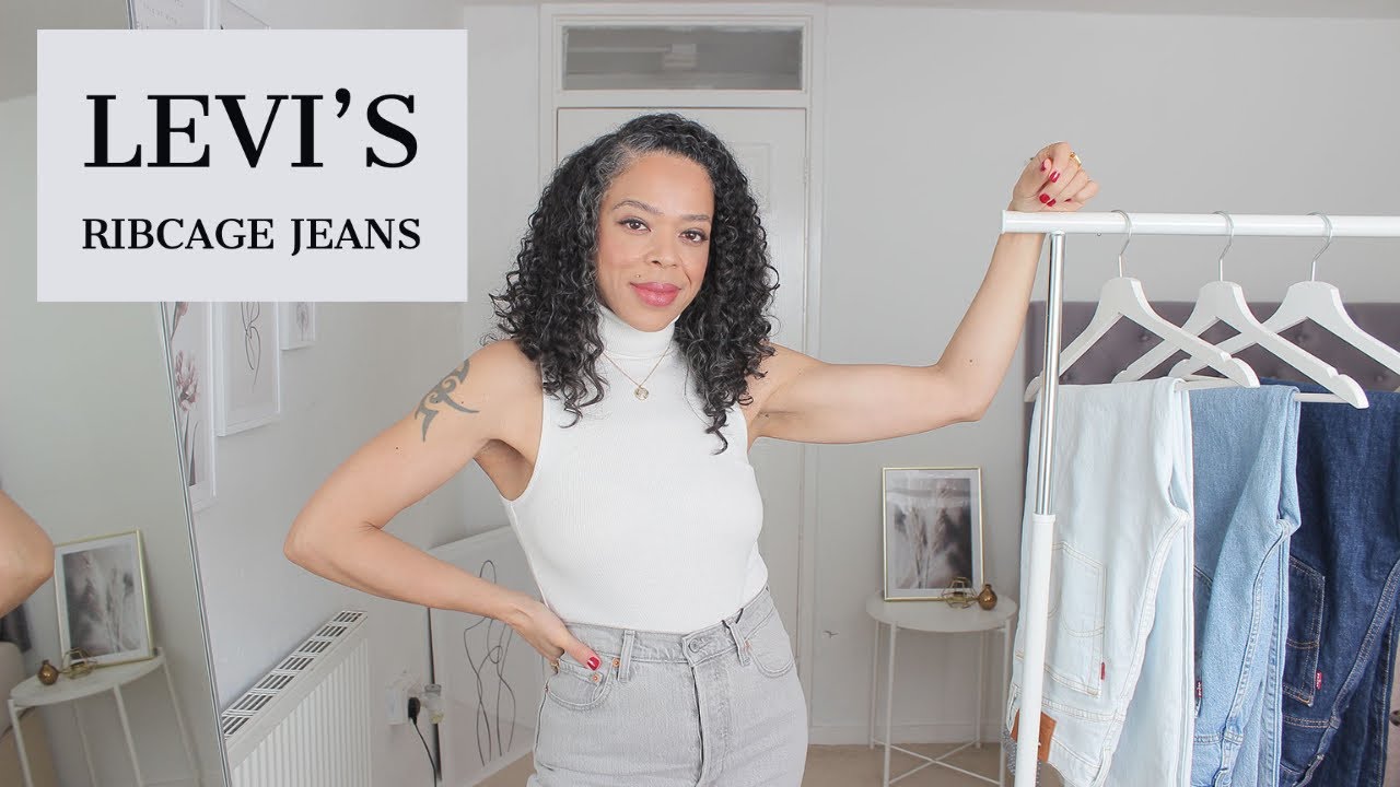 JEANS LEVI'S HIGH LOOSE TRY ON HAUL & REVIEW - YouTube