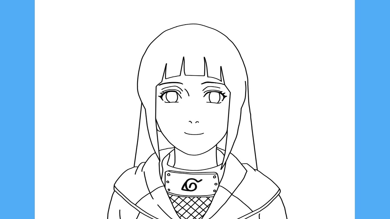 desenhando a hinata hyuuga #desenhando #animedrawing #animeart #naruto