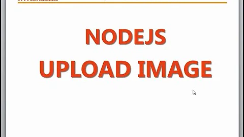 web503 Upload image sử dụng multer trong nodejs Lab2 bài 5