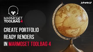 Marmoset Toolbag 4 Beginners Tutorial - Rendering a game asset in Marmoset Toolbag 4