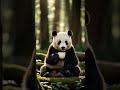 Panda drinking tea #panda #wildlife #short