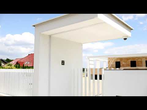 FANCY FENCE - Retractable gate - white