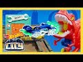 Monstrous T-REX EARTHQUAKE shakes HOT WHEELS CITY! | Hot Wheels City | Hot Wheels